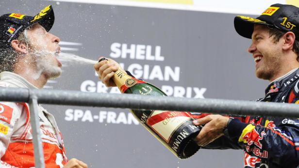Vettel erobert auch Belgien