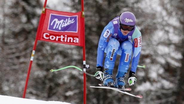 Tina Maze siegte in Cortina.