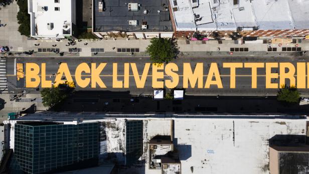 Trump: Black Lives Matter-Schriftzug ist "Symbol des Hasses"