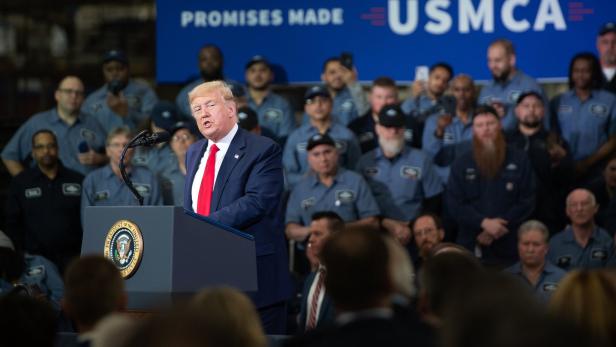 US-Präsident Trump hatte NAFTA vehement kritisiert und seinen Wählern ein neues Abkommen versprochen.