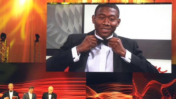 GALANACHT DES SPORTS: ALABA Im vergangenen Jahr wurde David Alaba zum Sportler des Jahres gekürt, der Fußball-Star jubelte via Videoleinwand.