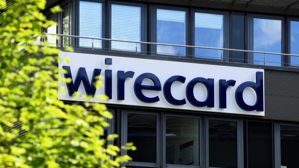 FILE PHOTO: The logo of Wirecard AG is pictured at its headquarters in Aschheim
