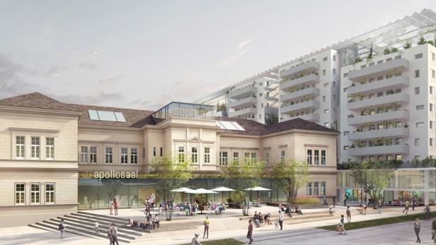 So soll das frühere Sophienspital beim Westbahnhof 2024 aussehen.