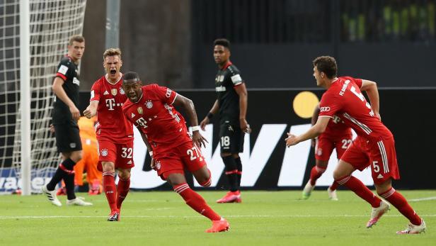 Alaba-Traumtor bei Cup-Finalsieg der Bayern