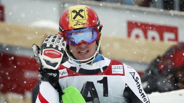 Marcel Hirscher nimmt erstmals die Streif in Angriff.