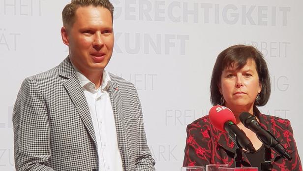Georg Brückmeyer mit seiner Chefin Birgit Gerstorfer