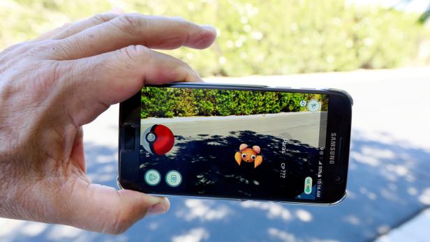 Illustration of the augmented reality mobile game