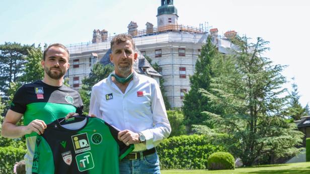 Fabio Viteritti (li.) wechselt von Zwickau nach Innsbruck