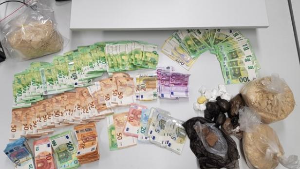 Drei Kilo Kokain und Tausende Euro in Bar sichergestellt