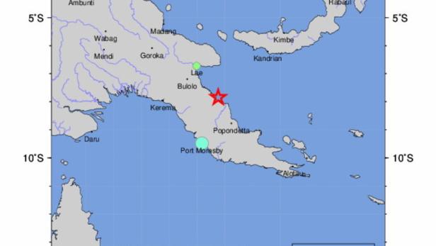 Tsunami-Warnung nach Erdbeben vor Papua-Neuguinea aufgehoben