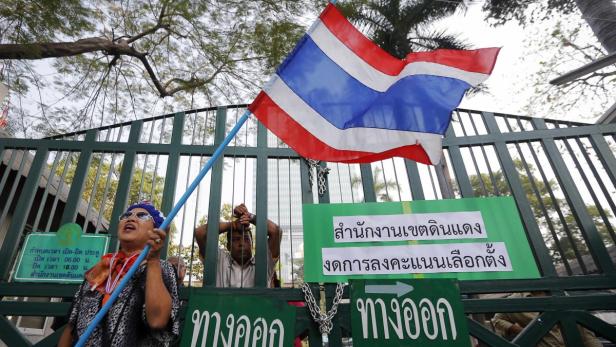 Anti-Regierungs-Protest in Bangkok