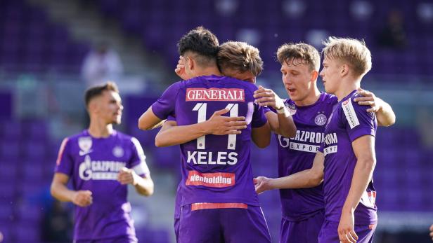8:2 gegen Juniors OÖ: Rekordsieg für die jungen Austrianer