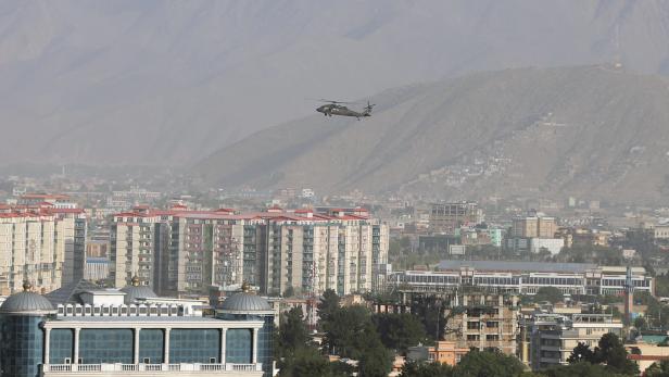 US-Helikopter über Kabul