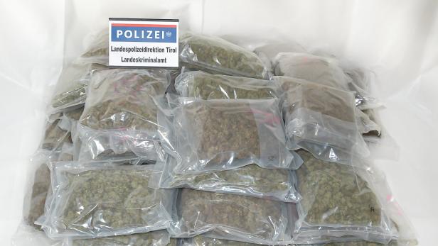 Marihuana im Wert von einer Million Euro in Tirol sichergestellt