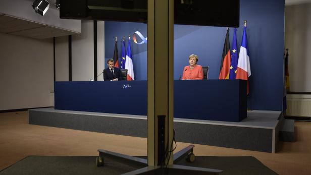 Frankreichs Emmanuel Macron und Deutschlands Angela Merkel hatten ein gespaltenes Europa zu einen.