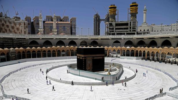 Die Kaaba in Mekka ist das zentrale Heiligtum des Islam