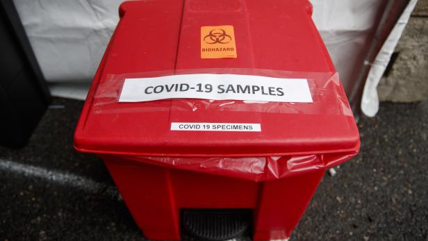 Drive through testing for COVID 19 coronavirus in Virginia