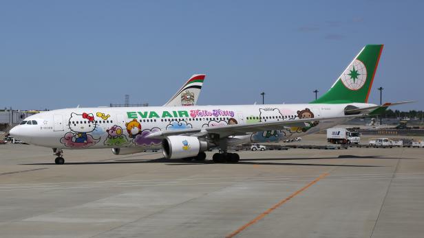 EVA Air: Mit Hello Kitty Flugzeug ins Nirgendwo