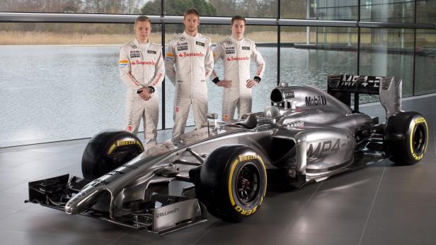 Der MP4-29 von McLaren wird bereits als „Nasenbär“ verspottet.