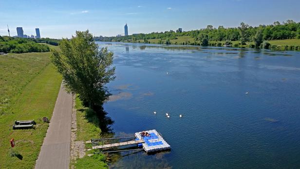 Badeverbot auf der Neuen Donau wurde aufgehoben
