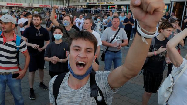 Proteste gegen Wahlfälschung: Demonstrant in Weißrussland getötet