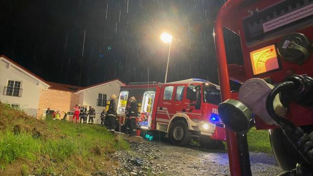 Unwetter: Nach Blitz brannte Wohnhaus im Südburgenland