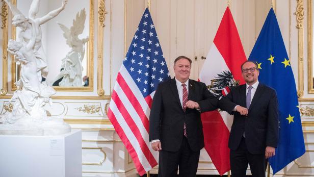 US Secratary of State Mike Pompeo visits Austria