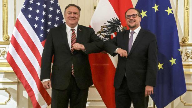 US-Außenminister in Wien: Schönwetter-Visite in stürmischen Zeiten