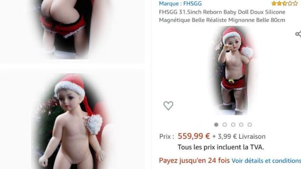 Auch in Frankreich: Amazon bietet Kinder-Sexpuppen an