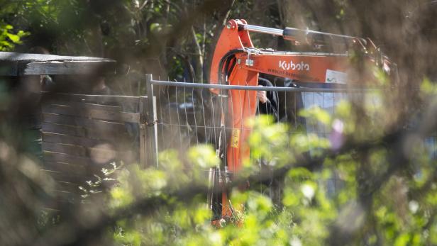 Fall Maddie: Polizei setzt Grabungen in Kleingarten fort