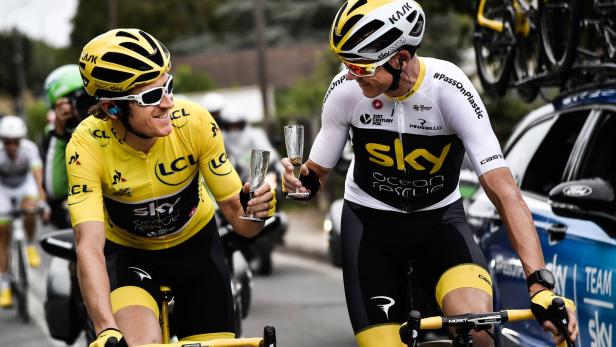 Es war einmal: Geraint Thomas und Chris Froome bei der Tour de France 2018