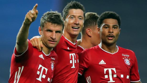 TOPSHOT-FBL-EUR-C1-LYON-BAYERN MUNICH TOPSHOT-FBL-EUR-C1-LYON-BAYERN MUNICH