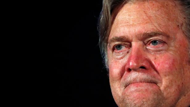 FILE PHOTO: Former White House Chief Strategist Steve Bannon attends the "Atreju 2018" meeting organised by Fratelli d'Italia party in Rome