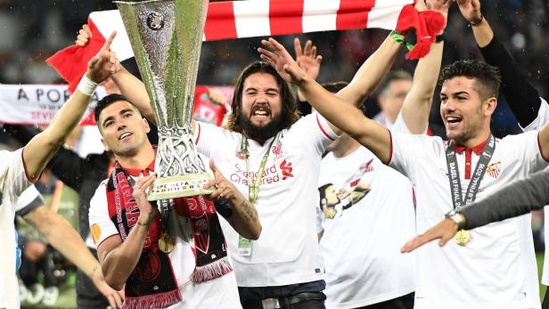 Feierabend: 2016 gewann der FC Sevilla in Basel letztmals die Europa League