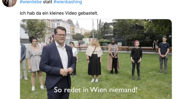 Bildungsstadtrat Jürgen Czernohorszky (SPÖ) twittert ein Video gegen Gernot Blümel (ÖVP)