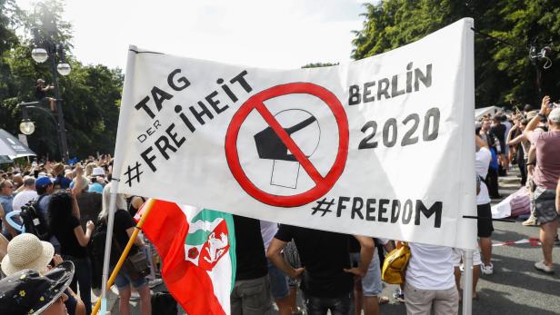 Demo in Berlin am 1. August