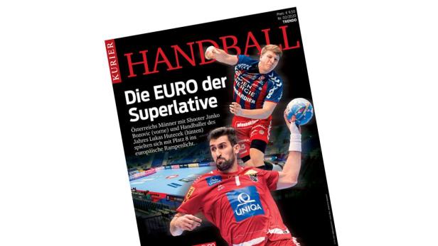 Jetzt im Handel: Das KURIER-Magazin "Handball"
