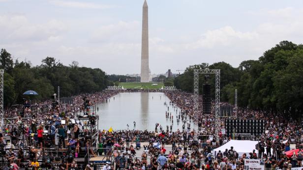 Protest gegen Rassismus in Washington: "Genug ist genug"