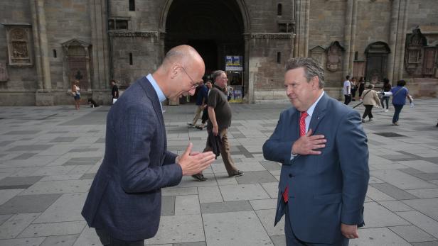 Michael Ludwig und Toni Faber. 