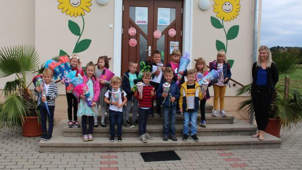 Schulstart in der Volksschule Mogersdorf im Südburgenland