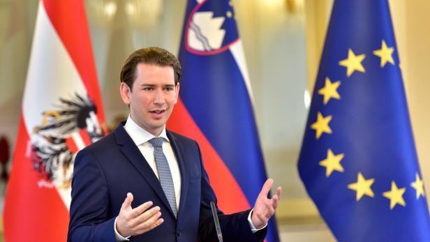 Austrian Chancellor Sebastian Kurz visits Slovenia
