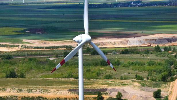 Windpark in Neusiedl am See