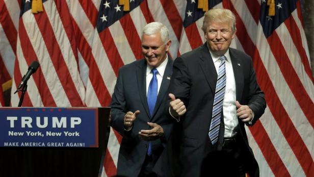 Donald Trump und Mike Pence sollen die Republikaner ins Weiße Haus bringen