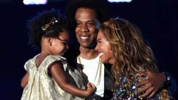 Beyoncé und Jay-Z mit ihrer Tochter Blue Ivy.