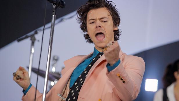 Singer Harry Styles performs on NBC's 'Today' show in New York