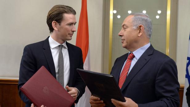 Kurz und Netanjahu unterschrieben Abkommen (Kultur, Jugend) und sprachen über Nahost – und Österreich