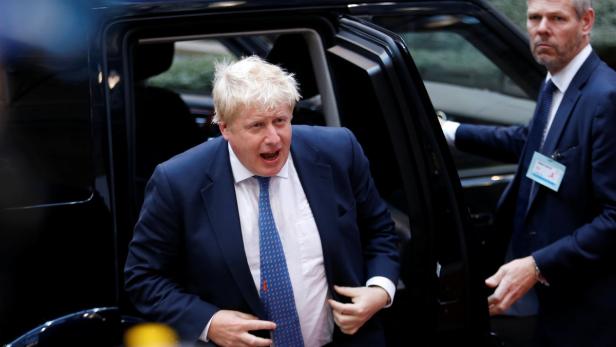 Brexit-Wortführer Boris Johnson tritt heute erstmals auf seine EU-Amtskollegen.