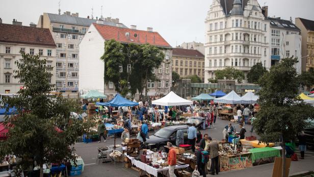 Der Flohmarkt beim Wiener Naschmarkt findet wieder statt