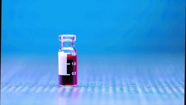 test tube for cancer  blood test