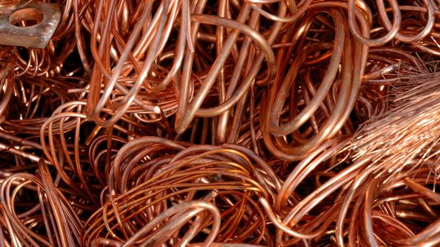 Copper cable recycled